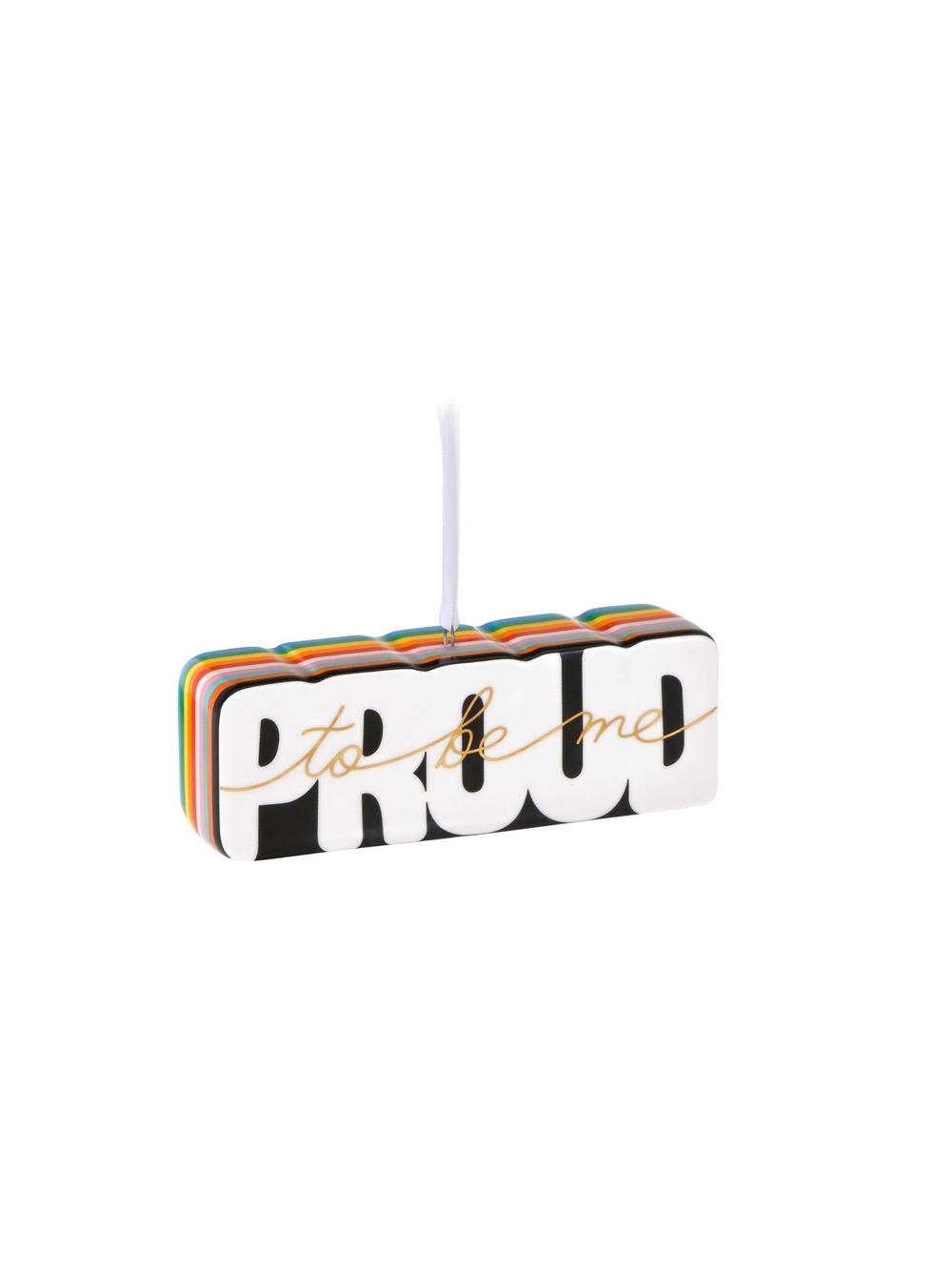 Hallmark Keepsake Pride Ornament Rainbow "Proud to Be Me" 2023 NIB